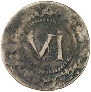 6 Pfennig reverse image