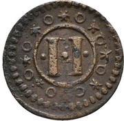 2 Pfennig - Moritz, Germany, 1655-1659 reverse image