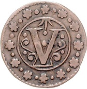 5 Pfennig - Moritz, Germany, 1659-1669 reverse image