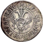 1⁄14 Thaler - Moritz, Germany, 1671 reverse image