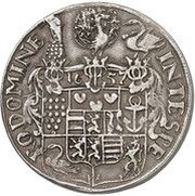 3 Thalers - Moritz, Germany, 1657 reverse image