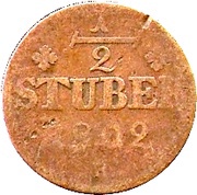 ½ Stuber - Maximilian IV Joseph, Germany, 1802-1805 reverse image