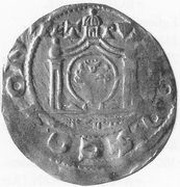 Denier - Adolphe II reverse image