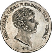 1 Thaler - Joachim Murat Cassataler obverse image