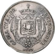 1 Thaler - Joachim Murat Cassataler, Germany, 1807 reverse image