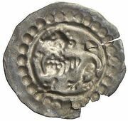 Denier Bracteate, Germany, 1220 reverse image
