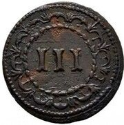 3 Pfennig, Germany, 1616 reverse image