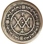 21 Heller, Germany, 1616 reverse image