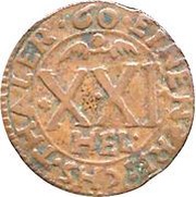 21 Heller, Germany, 1761-1762 reverse image