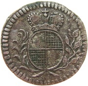1 Pfennig - Christian Frederick Charles Alexander obverse image