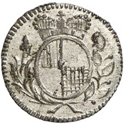 1 Pfennig - Christian Frederick Charles Alexander obverse image