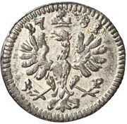 1 Pfennig - Christian Frederick Charles Alexander, Germany, 1781 reverse image