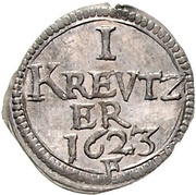 1 Kreuzer - Joachim Ernest, Germany, 1622-1623 reverse image
