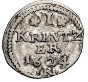 1 Kreuzer - Joachim Ernest, Germany, 1624 reverse image