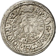 1 Kreuzer - John Frederick, Germany, 1686 reverse image