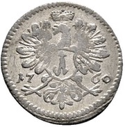 1 Kreuzer - Christian Frederick Charles Alexander, Germany, 1759-1763 reverse image
