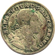 2-½ Kreuzer - Christian Frederick Charles Alexander obverse image