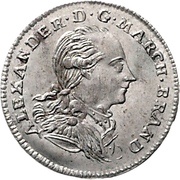 2½ Kreuzer - Christian Frederick Charles Alexander obverse image