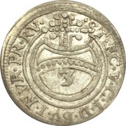 3 Kreuzers - Joachim Ernest, Germany, 1622 reverse image
