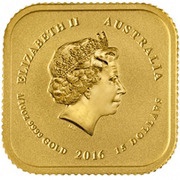 15 Dollars - Elizabeth II 4th Portrait - Australian Legal Tender Gold Unit obverse image