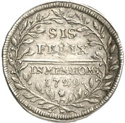 1 Groschen - Charles William Frederick Accession, Germany, 1729 reverse image