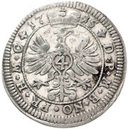 4 Kreuzers - William Frederick, Germany, 1715 reverse image