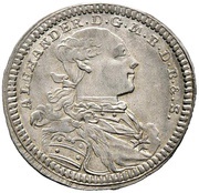 6 Kreuzers - Christian Frederick Charles Alexander obverse image