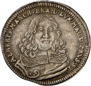 ⅛ Thaler - Albert Death obverse image