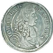 ⅙ Thaler - John Frederick obverse image