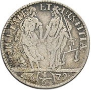 ⅙ Thaler - John Frederick, Germany, 1679 reverse image