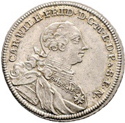 ⅙ Thaler - Charles William Frederick Death obverse image
