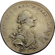 ¼ Thaler - Christian Frederick Charles Alexander Bruckberger Porzellanfabrik obverse image