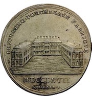 ¼ Thaler - Christian Frederick Charles Alexander Bruckberger Porzellanfabrik, Germany, 1767 reverse image