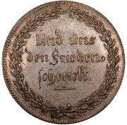 ¼ Thaler - Christian Frederick Charles Alexander Peace, Germany, 1779 reverse image