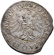 24 Kreuzer - Joachim Ernest Kipper, Germany, 1622 reverse image