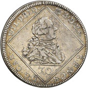 30 Kreuzers - Charles William Frederick obverse image