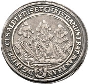 ½ Thaler - Frederick, Albert and Christian obverse image