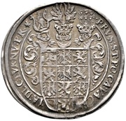 ½ Thaler - Frederick, Albert and Christian, Germany, 1628 reverse image