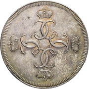 ½ Thaler - Christiane Charlotte, Germany, 1726 reverse image