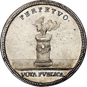 ½ Thaler - Charles William Frederick Marriage, Germany, 1729 reverse image