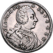 ½ Thaler - Charles William Frederick obverse image