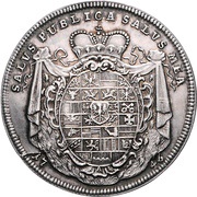 ½ Thaler - Charles William Frederick, Germany, 1746 reverse image