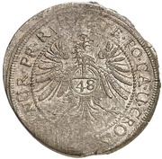 48 Kreuzer - Joachim Ernest Kipper, Germany, 1622 reverse image