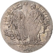 ⅔ Thaler - John Frederick, Germany, 1679 reverse image