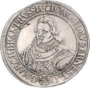 1 Thaler - Joachim Ernest obverse image