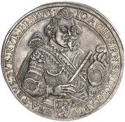 1 Thaler - Joachim Ernest Death of Joachim Ernest obverse image
