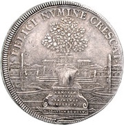 1 Thaler - George Frederick II Start of reign, Germany, 1694 reverse image