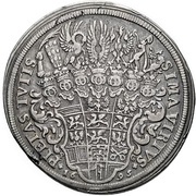 1 Thaler - George Frederick II, Germany, 1694-1695 reverse image