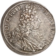 1 Thaler - George Frederick II obverse image