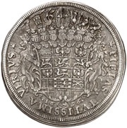 1 Thaler - George Frederick II, Germany, 1696 reverse image